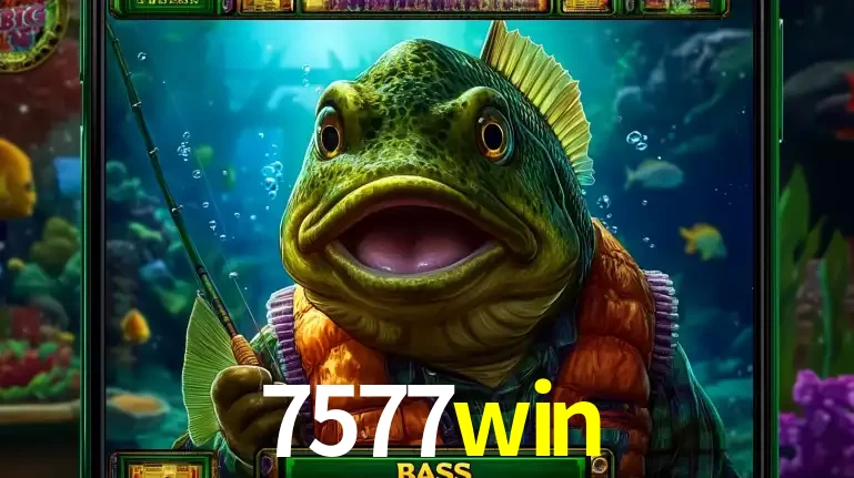 Personagem de peixe pescador do popular jogo de slot com tema de pescaria, uma das emocionantes opções de caça-níqueis para jogar e ganhar no cassino 7577win.